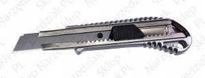 Falon-Tech Nóż do tapet metalowy nożyk 18mm łamane ostrza 14