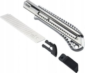 Falon-Tech Nóż do tapet metalowy nożyk 18mm łamane ostrza 3
