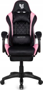 Krzesło biurowe Prototype Fotel obrotowy gamingowy HERO POKER PRO PINK SWEET ALCANTARA 2