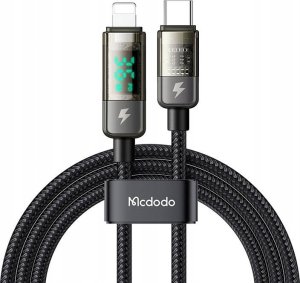 Kabel USB Mcdodo Kabel USB-C do Lightning Mcdodo CA-3600, auto power off, 36W, 1.2m (czarny) 1