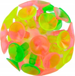 LeanToys Gra Zręcznościowa Paletki Okrągłe Piłka Z Przyssawkami Niebieski 3