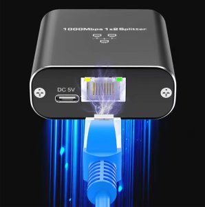 ATL HD43 Rozdzielacz sieciowy 1x2 rj45 7