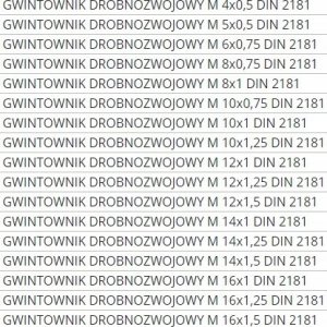 Richmann Fine thread tap M10 x 1.25 mm 2 pcs. 8