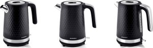 Czajnik Berdsen Czajnik elektryczny 1,7l BD-705 czarno-srebrny 4