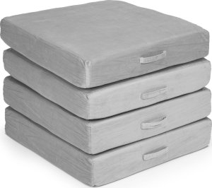 Ecotoys Sofa modułowa duża składana dla dzieci DIY 8 miękkich poduch - szara ECOTOYS 7