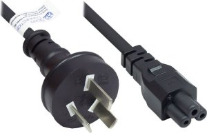 Kabel zasilający Alcasa Alcasa P8005-S018 kabel zasilające Czarny 1,8 m Wtyczka zasilająca typu I C5 panel 1