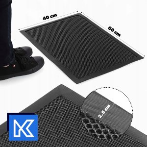 Kadax KADAX Wycieraczka Pod Drzwi Gumowa Wejściowa Mata Do Butów Na Buty 60x40cm 3