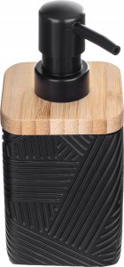 Dozownik do mydła Kadax Dozownik na mydło kwadratowy czarny 5