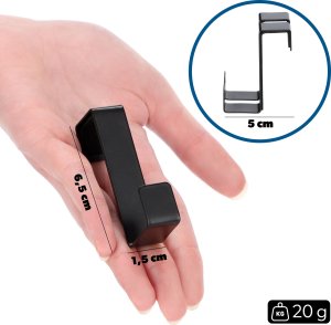 Kadax Wieszak Haczyk Na Drzwi Łazienkowe Szafkę 2 szt. 2