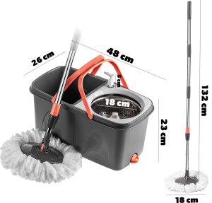 Mop Kadax KADAX Mop obrotowy do podłogi 132cm 2