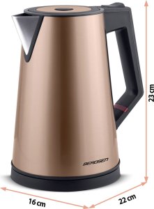 Czajnik Berdsen Czajnik elektryczny 1,7l BD-708 miedziany 5