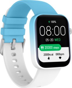 Smartwatch Rubicon Zegarek SMARTWATCH Rubicon RNCE97 light blue/white 4