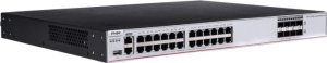 Switch RUIJIE Zarządzalny Switch Ruijie | L3 | 24 porty 1Gbit + 8 portów SFP+ 10Gbit | 1 slot rozszerzeń, 3 wentylatory, 2 sloty na zasilacze (brak w zestawie) | Rack 1