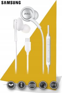 Słuchawki Samsung HEADPHONES SAMSUNG AKG USB-C BLACK 41