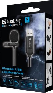 Mikrofon Sandberg Streamer USB Clip Microphone 7