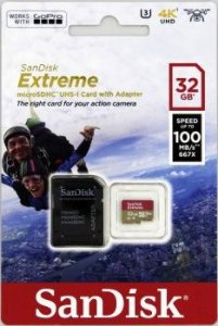 Karta SanDisk Extreme MicroSDHC 32 GB Class 10 UHS-I/U3 A1 V30 (SDSQXAF-032G-GN6) 5