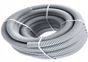 TTPLAST Rura elektroinstalacyjna karbowana TT Plast 10292 RKLSP 32/26 PCV 320N z pilotem 50m szara 6