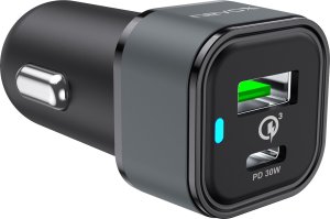 Ładowarka Nevox nevox 30W USB-C + USB QC 3.0 48W KFZ-Ladegerät schwarz 1
