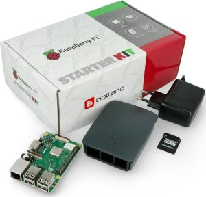 Raspberry Pi Zestaw Raspberry Pi 3B+ WiFi + 32GB microSD + oficjalne akcesoria} 1