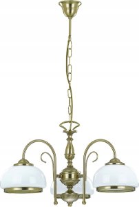 Lampa wisząca Alfac Lampa wisząca Alfa Paris 3512 3x60W E27 biała/złota 1