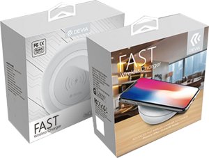 Ładowarka HQ Inductive fast wireless charger Qi Standard - White 3