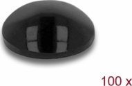 Delock Rubber feet round self-adhesive 5 x 2 mm 100 pieces black 1