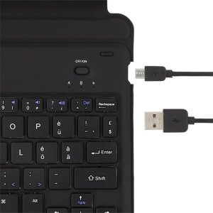 LMP Keyboard ProtectCase for iPad 10.2" (2019/2020/2021), 7/8/9th Gen, stand, magn. front flap, sleep & wake, Pencil/Crayon/, Bluetooth, CH layout, black 6