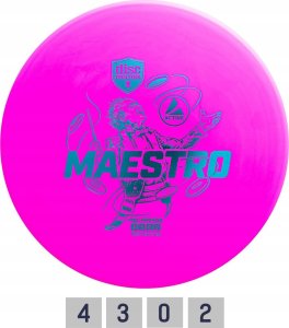 Discmania Discgolf DISCMANIA Midrange Driver MAESTRO Active Pink 4/3/0/2 1