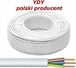 Przewód Q-Lantec Przewód elektryczny YDY(żo) 3x1.5 450/750V (100m) (EE0002) Q-LANTEC 1