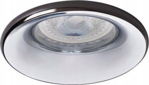 Kanlux Oczko halogenowe Kanlux Elnis 27803 lampa sufitowa wpuszczana downlight 1x35W GU10 / G5.3 antracyt / chrom 1