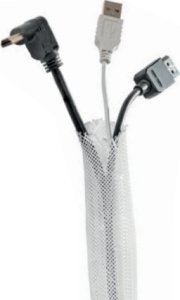 Organizer Brother HAGOR KS-Rolle 50 Meter Weiss - 45-90mm Kabelsocke geschlossen - dehnbar - Weite 45-90mm 50 Meter Rolle 1