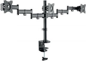 Manhattan HAGOR HA Tablemount KB Triple vollbeweglicher Monitor-Tischhalter fuer 3x 38-68cm screens max VESA 100x100mm max Traglast 3x 8kg 1