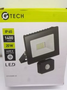 Naświetlacz GTV Naświetlacz LED GTV G-Tech GT-FCX20W-64 20W 1400lm 6400K IP65 czarny 3
