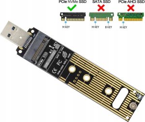 Kieszeń Delock DELOCK Konverter fur M.2 NVMe PCIe SSD mit USB 3.1 Gen 2 6