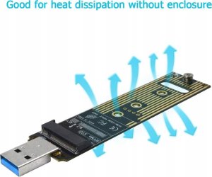 Kieszeń Delock DELOCK Konverter fur M.2 NVMe PCIe SSD mit USB 3.1 Gen 2 8