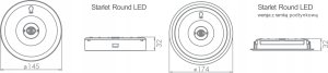 Intelight Oprawa awaryjna LED Intelight Starlet Round SO INLEWA 91769 3W A MT 1h MT (SO-optyka do przestrzeni otwartych) 3