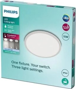 Lampa sufitowa Philips PLAFOND PHILIPS SUPERSLIM CL550 WHITE 1