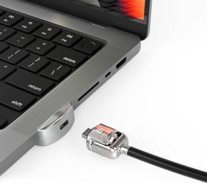 Linka zabezpieczająca Compulocks Compulocks Ledge Lock Adapter for MacBook Pro 14" M1, M2 & M3 - Sicherheitsschlossadapter - mit Schliesszylinder - fur Apple MacBook Pro 14.2 in (M1, M2, M3) 3