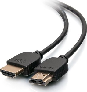 Kabel C2G C2G 1ft 4K HDMI Cable - Ultra Flexible Cable with Low Profile Connectors - HDMI-Kabel - HDMI mannlich zu HDMI mannlich - 30.5 cm - Doppelisolierung - Schwarz 1