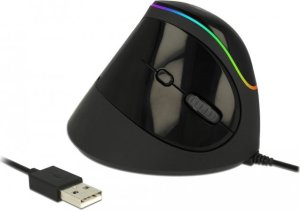Mysz Delock MAUS ergonomisch vertikal optisch 5-Tasten Rechtshander USB-A Delock RGB Touch 1
