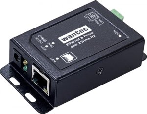 Terminal sieciowy Wantec wantec 2wIP 2-Draht Ethernet Adapter PoE - Schr inkl. Netzteil 1