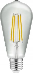 GTV Żarówka GTV Filament LD-ST64FL4-30 6W E27 ST64 3000K 6000lm transparentna 1