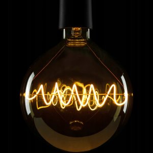 Segula Segula LED Bridge Globe 150 Curved Plus smokey E27 6,5W 2