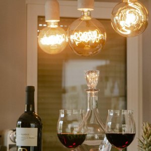 Segula Segula LED Bridge Globe 150 Curved Plus smokey E27 6,5W 4