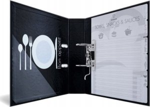 Herma Herma Recipe Folder  black Home Cooking DIN A4        19668 2