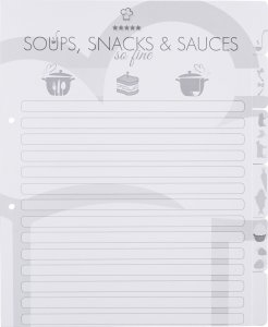 Herma Herma Recipe Folder  black Home Cooking DIN A4        19668 6