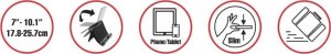 Stojak Reflecta Reflecta Tabula Travel universal Tablet and Smartphone Stand 4