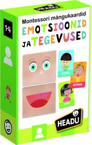 LEGO HEADU Flashcards Emotions and Actions Montessori (In Estonian lang.) 1