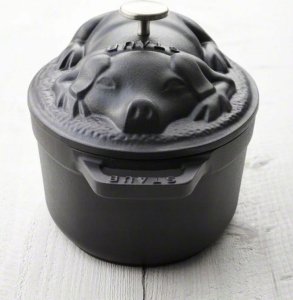 STAUB Garnek żeliwny owalny prosię Staub 3