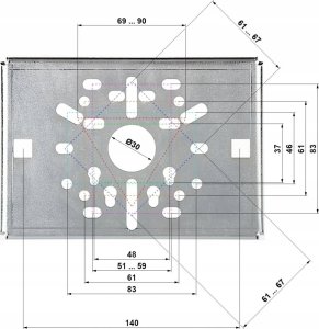 Triton UCHWYT NA SŁUP MH-625 OCYNK 8